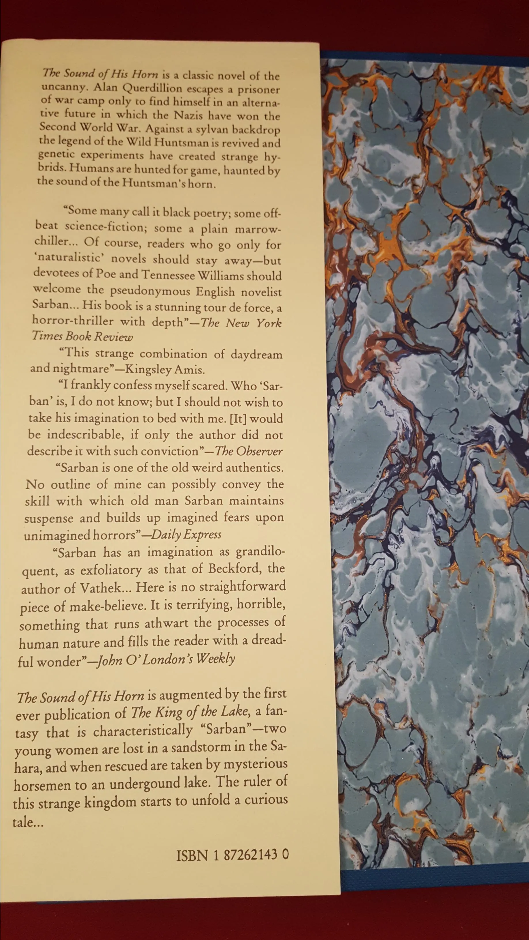 Sarban - The Sound Of His Horn & The King Of The Lake, 1999, First Edition, Limited