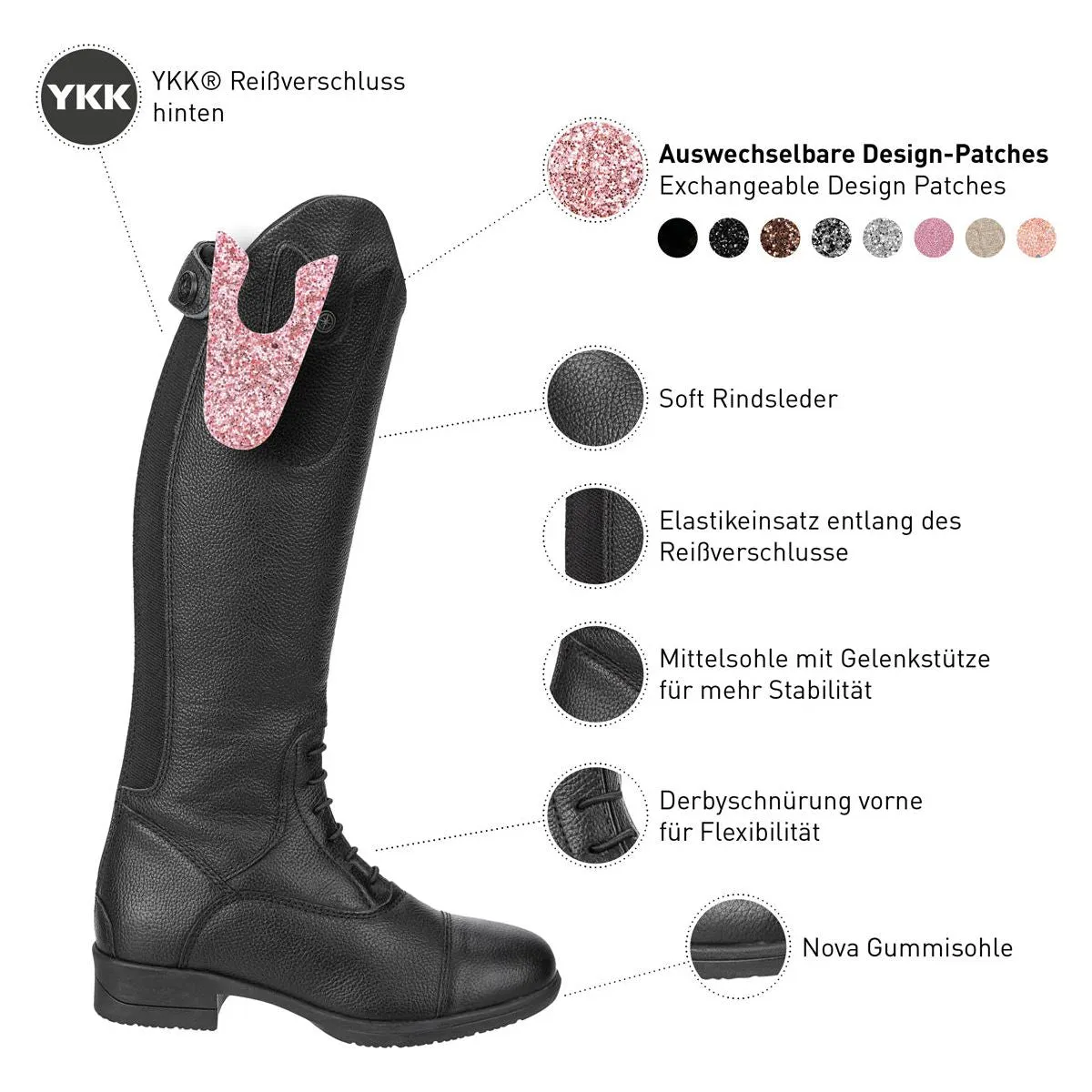 Südwind Kinderreitstiefel Nova Kids Fun Leather Winter