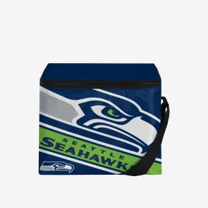 Seattle Seahawks Big Logo Stripe 6 Pack Cooler