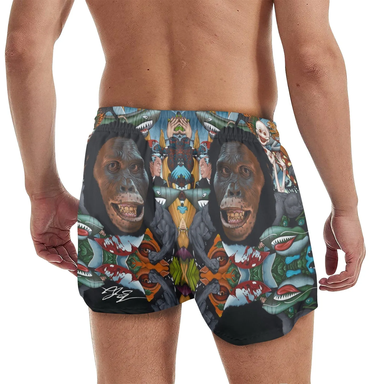Selfie Men's Beach Shorts