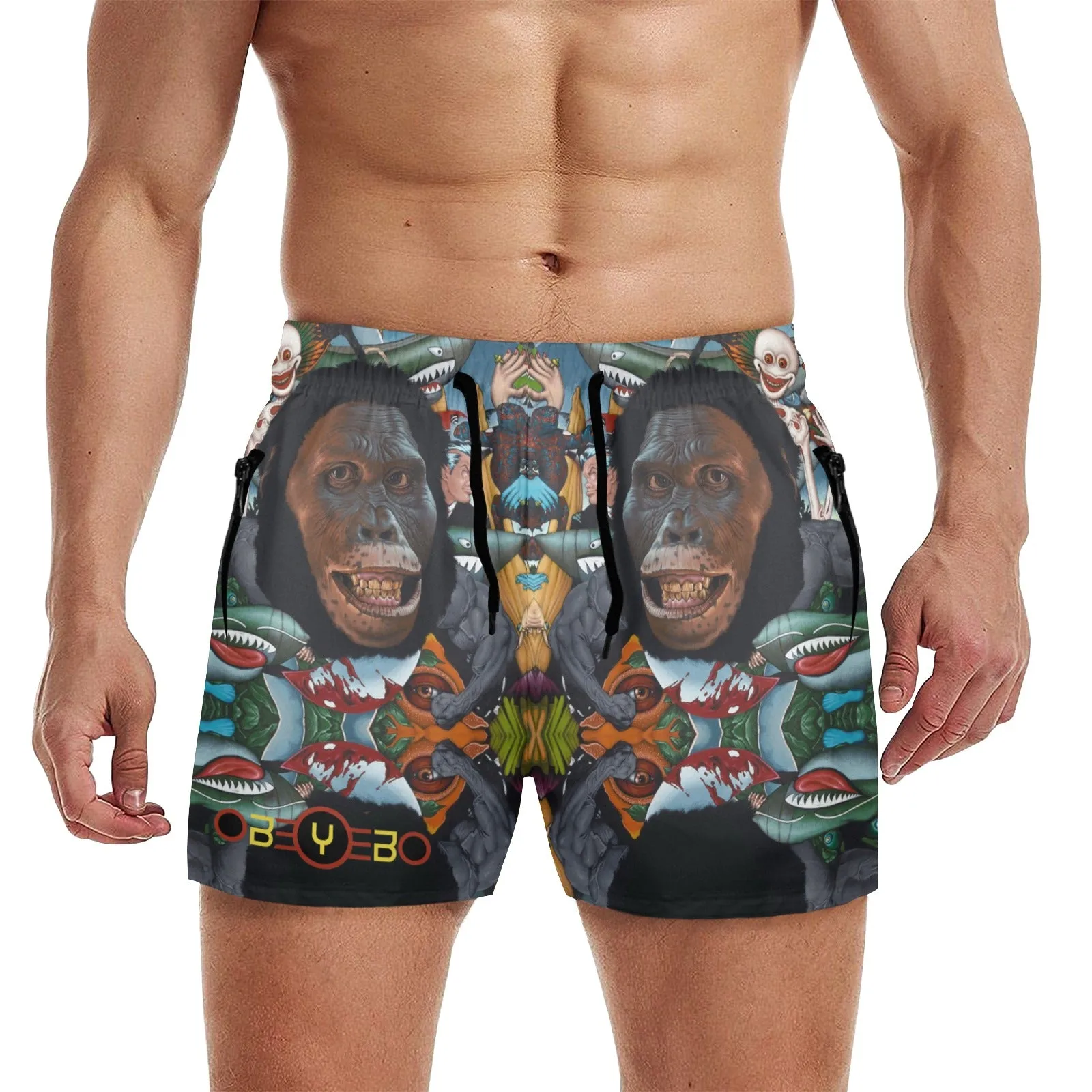Selfie Men's Beach Shorts
