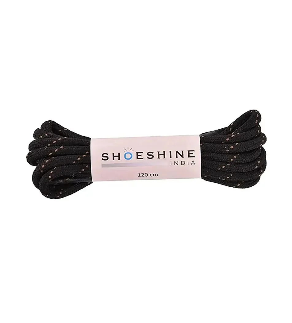 SHOESHINE Shoe Lace (1 Pair) 4mm Maroon Round Shoelace & Boot Laces