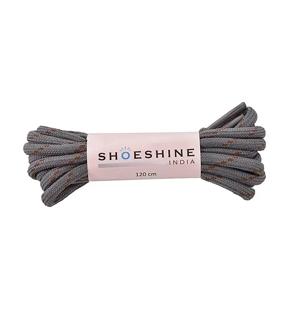 SHOESHINE Shoe Lace (1 Pair) 4mm Maroon Round Shoelace & Boot Laces