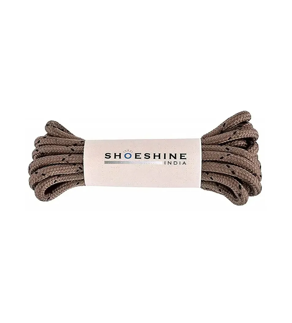 SHOESHINE Shoe Lace (1 Pair) 4mm Maroon Round Shoelace & Boot Laces