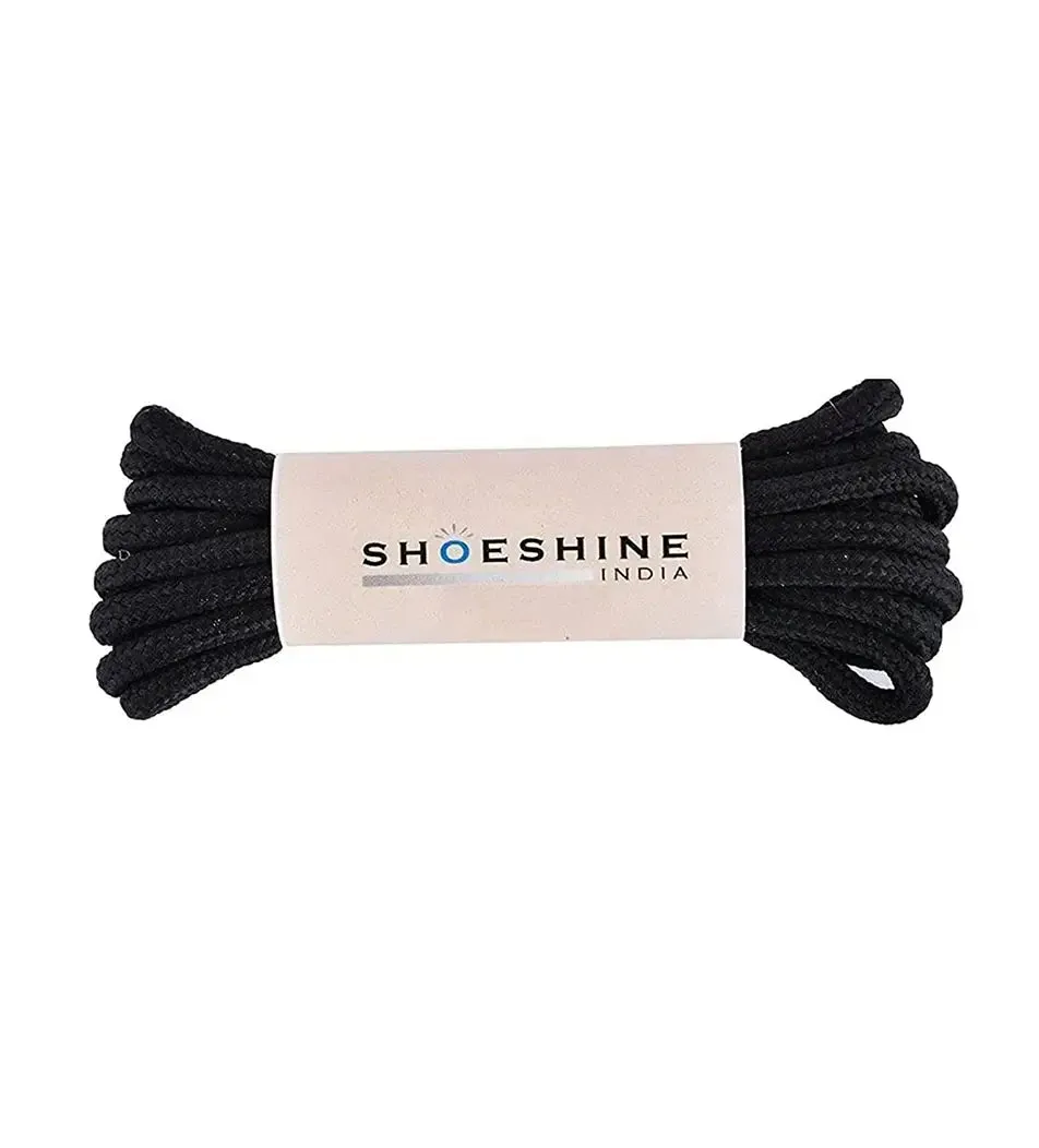 SHOESHINE Shoe Lace (1 Pair) 4mm Maroon Round Shoelace & Boot Laces
