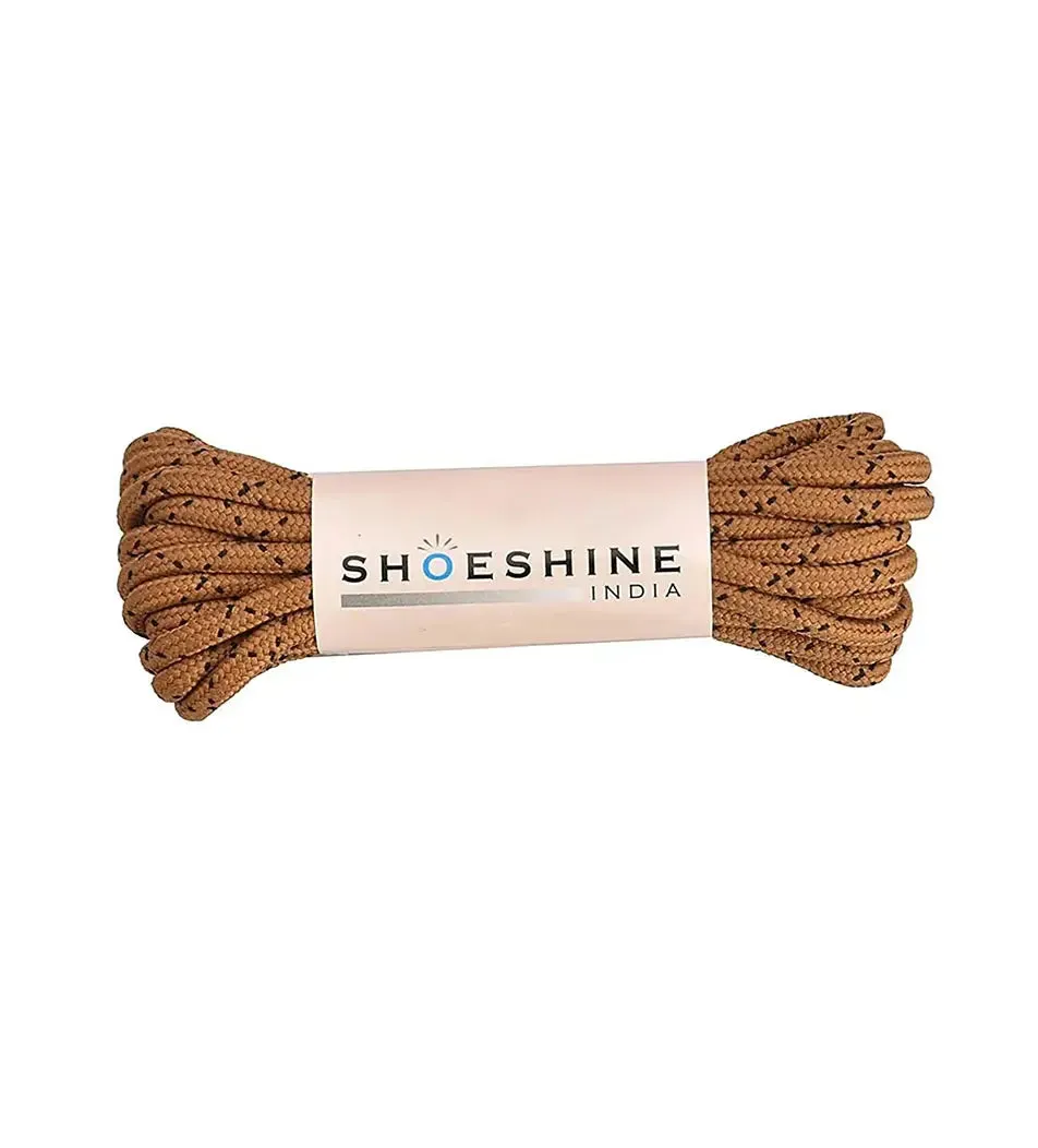 SHOESHINE Shoe Lace (1 Pair) 4mm Maroon Round Shoelace & Boot Laces