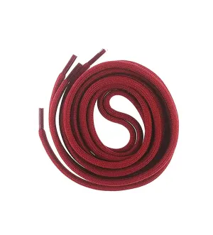 SHOESHINE Shoe Lace (1 Pair) 4mm Maroon Round Shoelace & Boot Laces