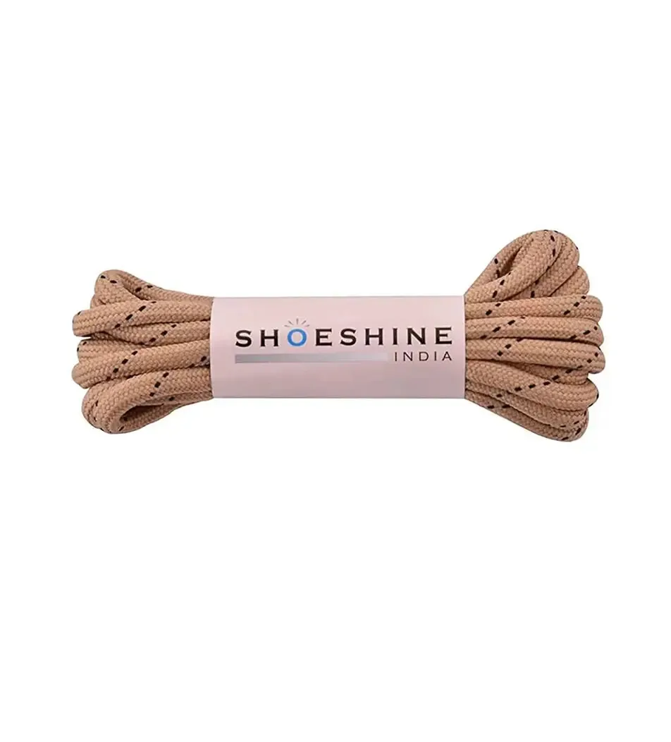 SHOESHINE Shoe Lace (1 Pair) 4mm Maroon Round Shoelace & Boot Laces