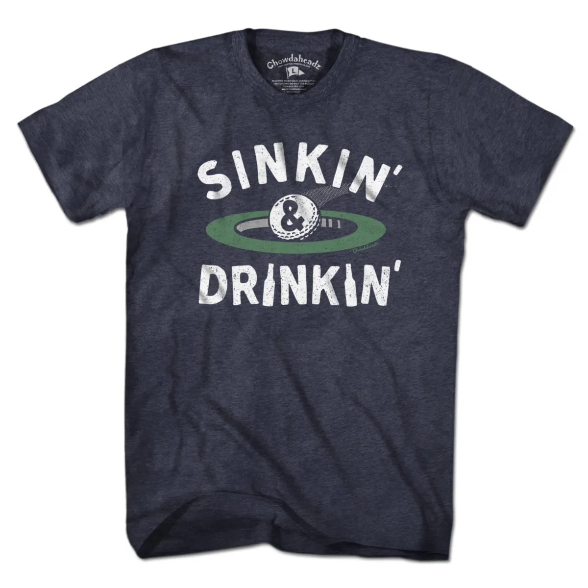 Sinkin' & Drinkin' Golf T-Shirt