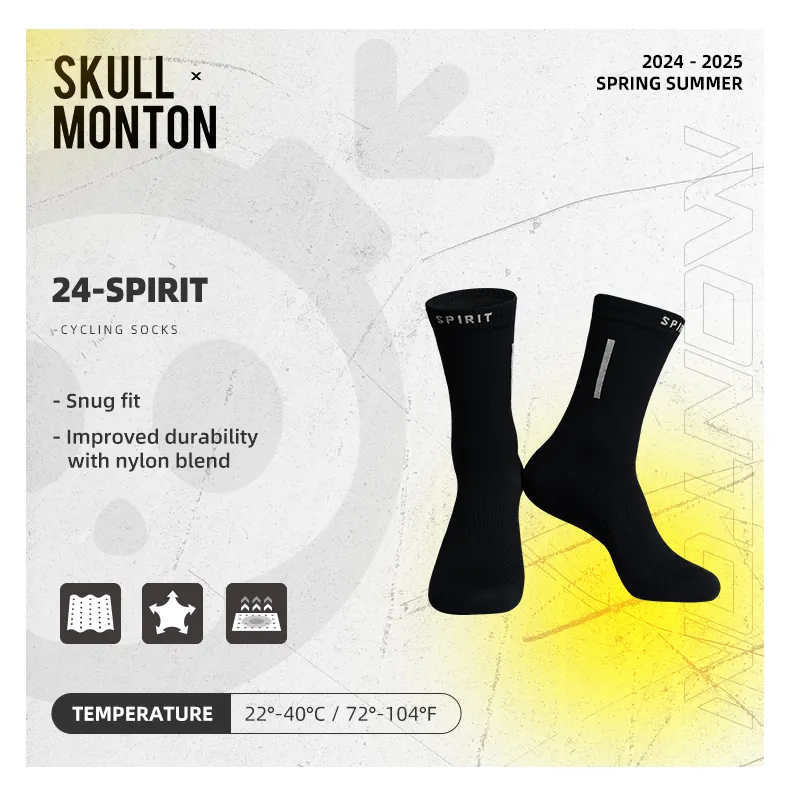 SKULL MONTON CYCLING SOCKS 24-SPIRIT WOMEN
