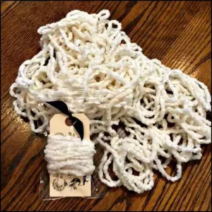 Snow Cotton Chenille - Lady Dots Creates Finishing Trims