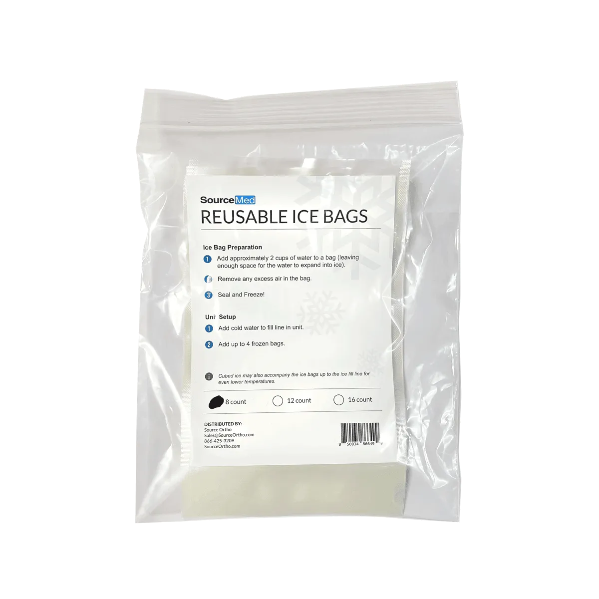 SourceMED Reusable Ice Bags