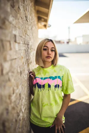 South Beach Drippin | Lime Cloud Tee