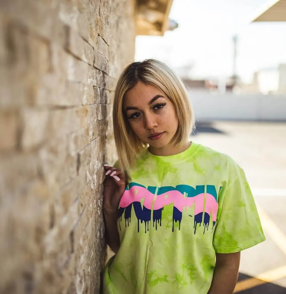 South Beach Drippin | Lime Cloud Tee