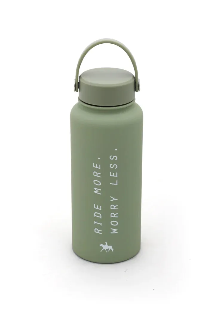 Spiced Equestrian Ride More Worry Less Water Bottle