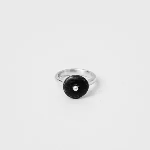 Spinner Beach Stone Ring, Small #1