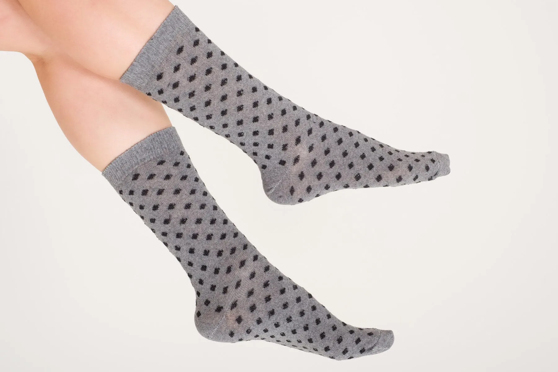 Spotted Patterned Cotton Socks