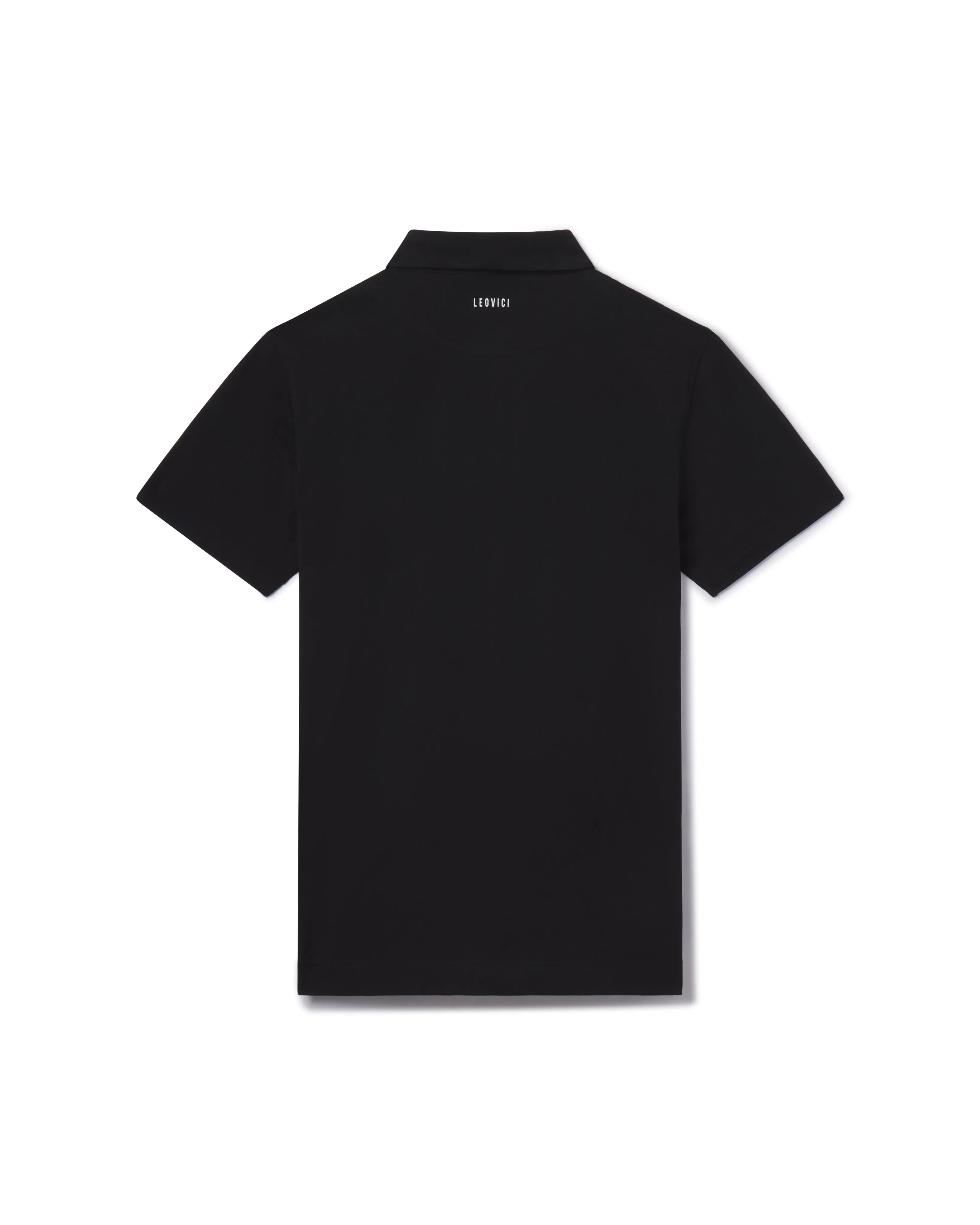 SS Supima Polo - Black