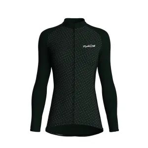 Stellar Grid | Dark Green Female Long Sleeves Jersey