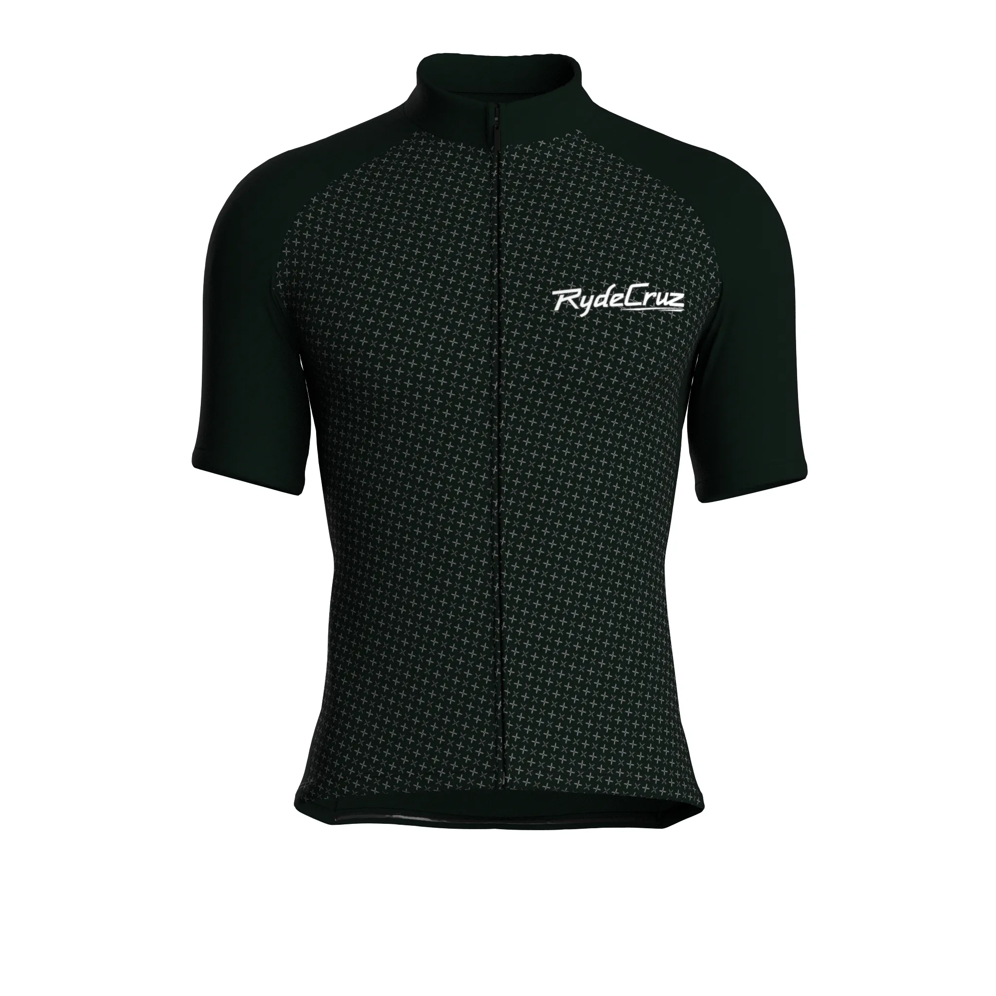 Stellar Grid | Dark Green Male Short Sleeves Jersey