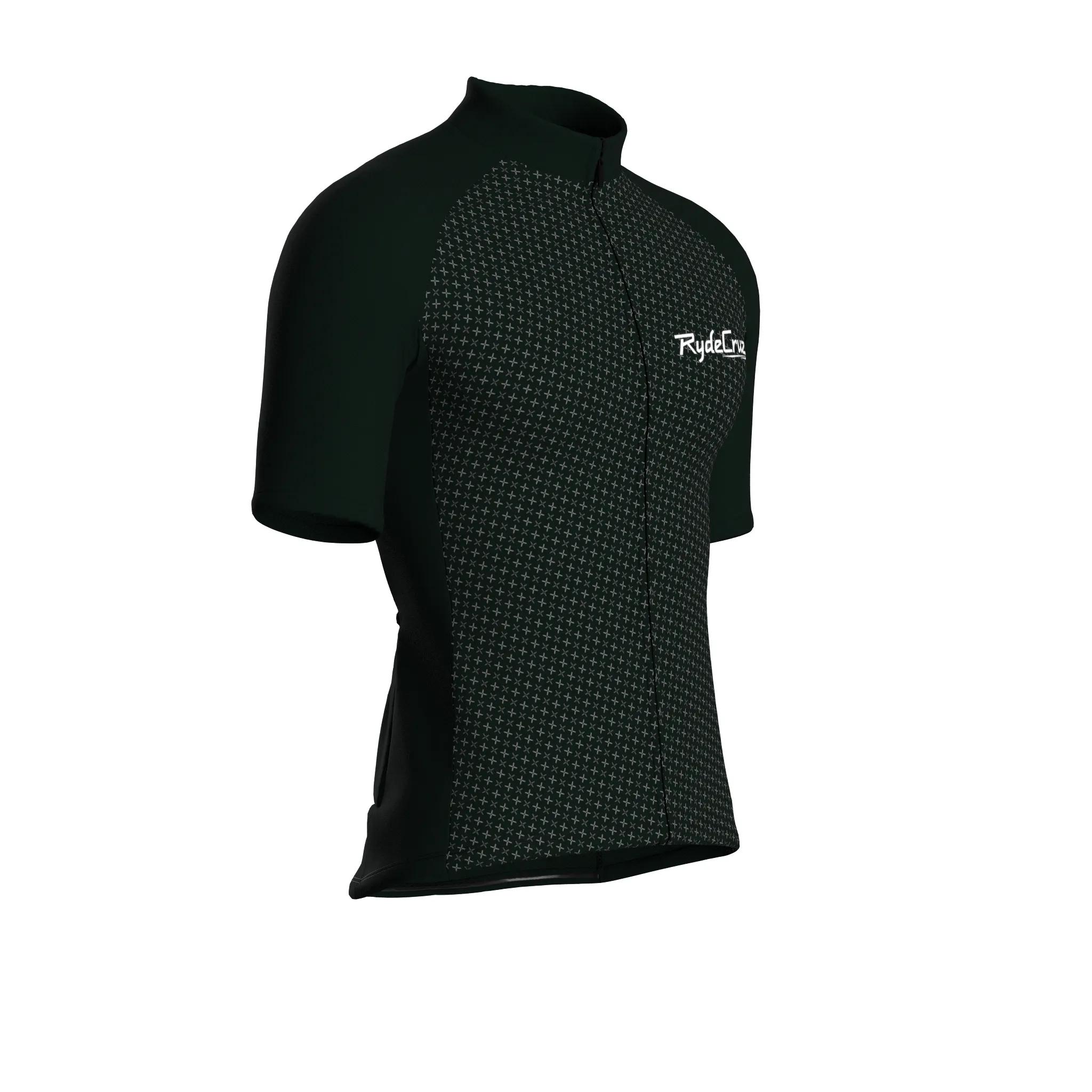 Stellar Grid | Dark Green Male Short Sleeves Jersey