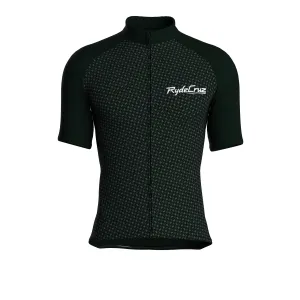 Stellar Grid | Dark Green Male Short Sleeves Jersey