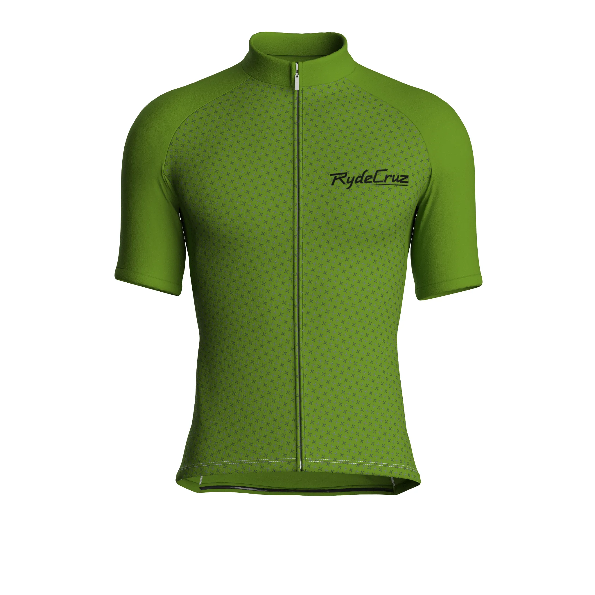 Stellar Grid | Khaki Green Male Short Sleeves Jersey