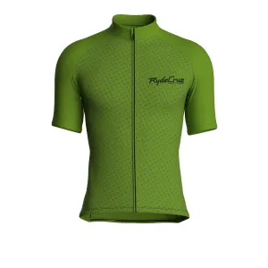 Stellar Grid | Khaki Green Male Short Sleeves Jersey