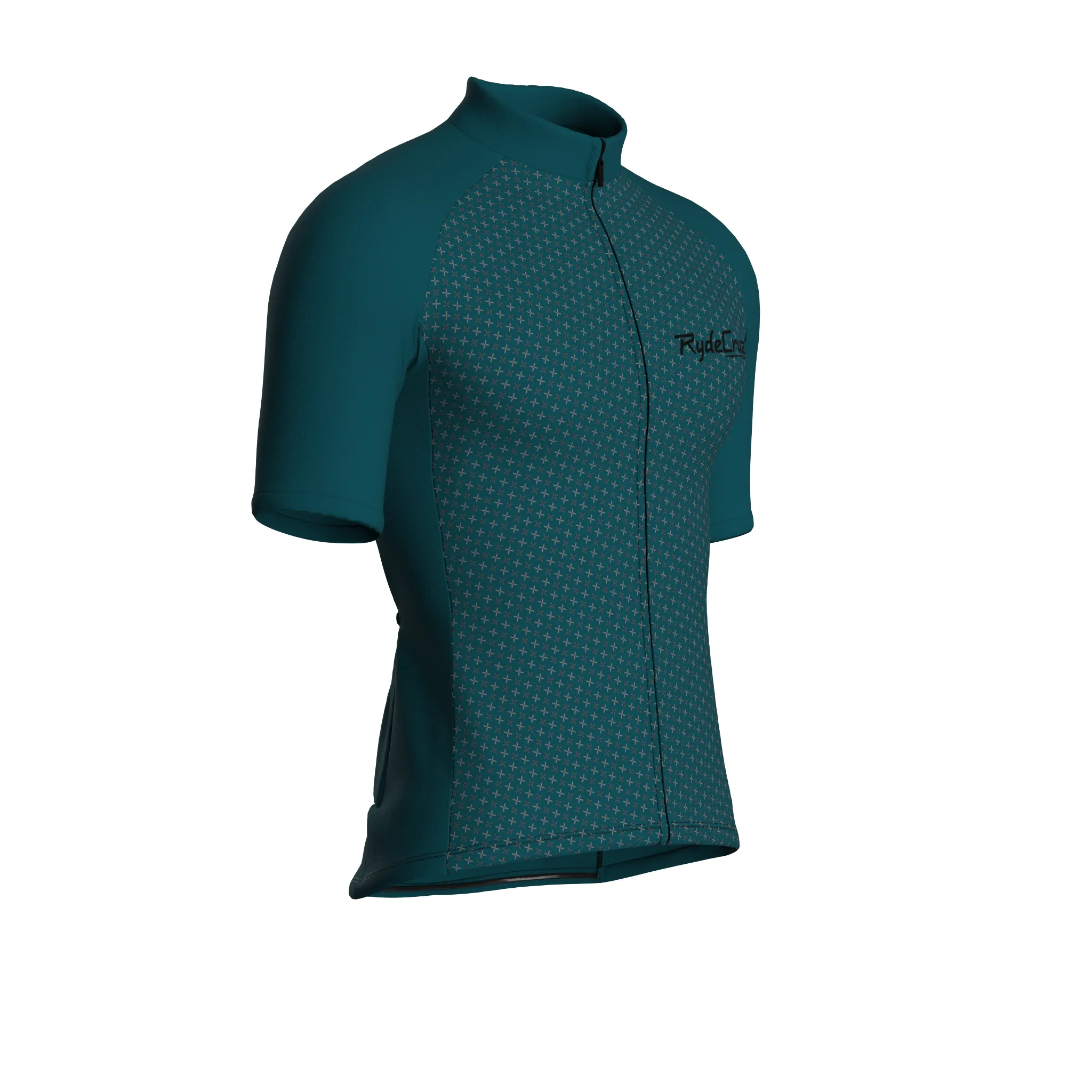 Stellar Grid | Midnight Green Male Short Sleeves Jersey