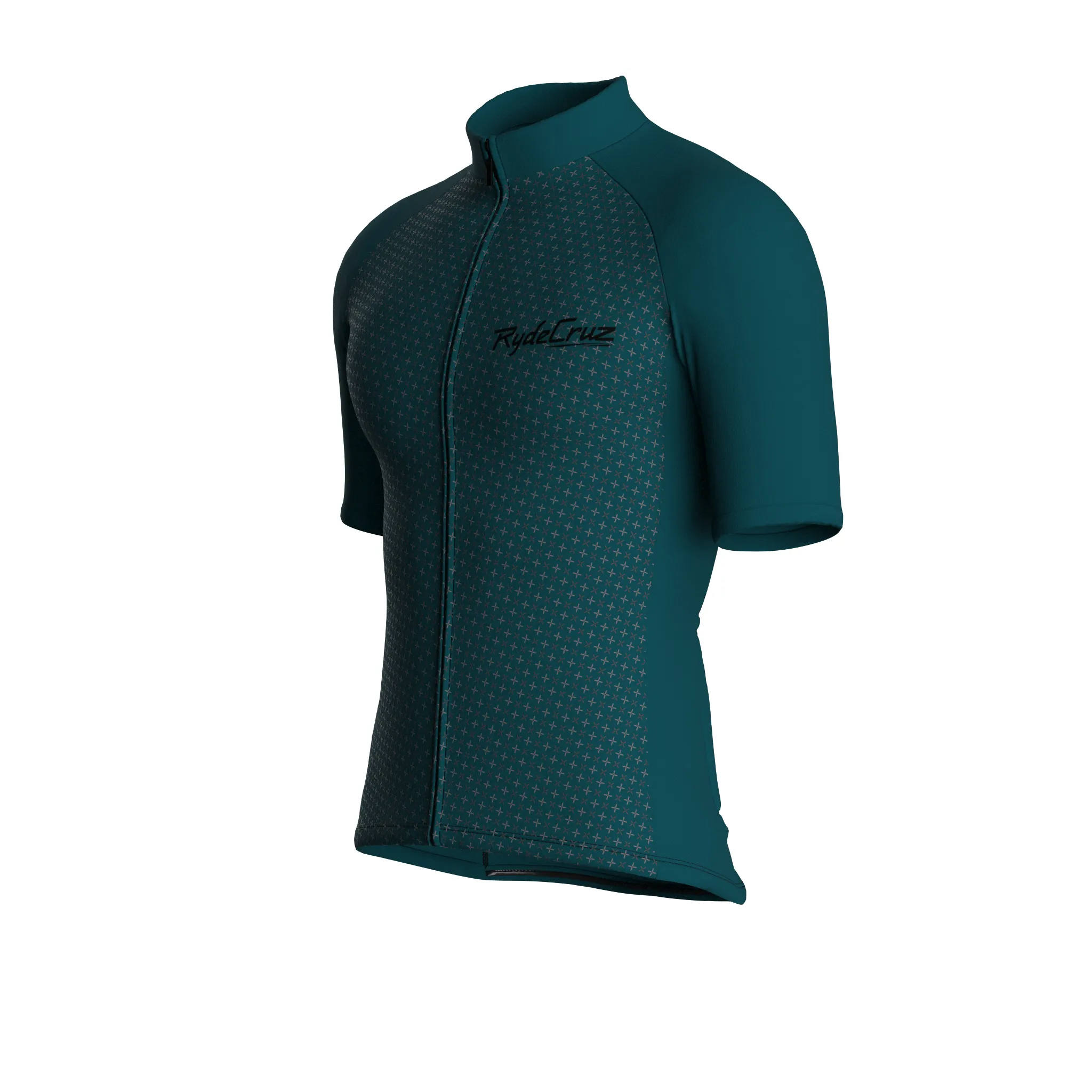 Stellar Grid | Midnight Green Male Short Sleeves Jersey