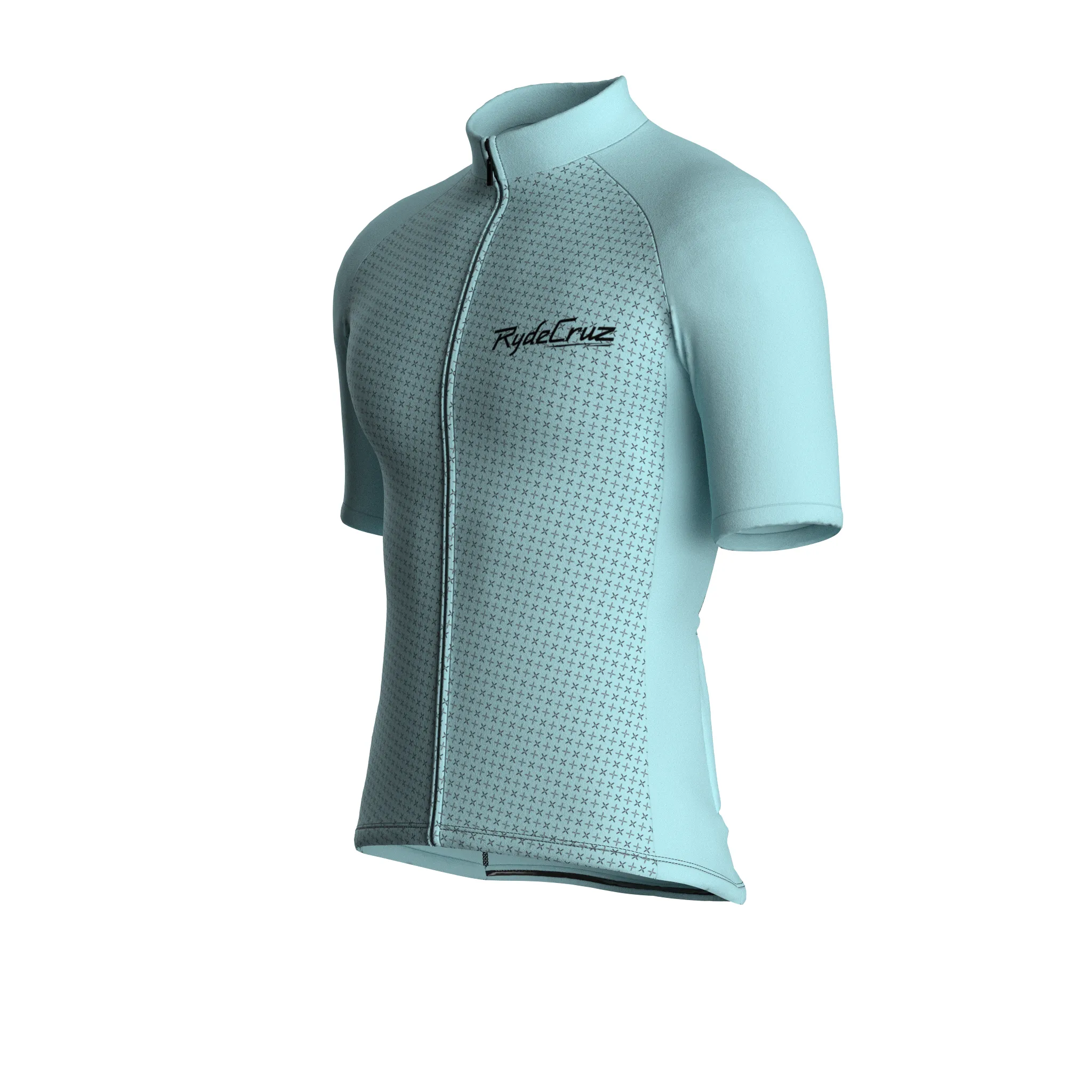 Stellar Grid | Powder Blue Male Short Sleeves Jersey