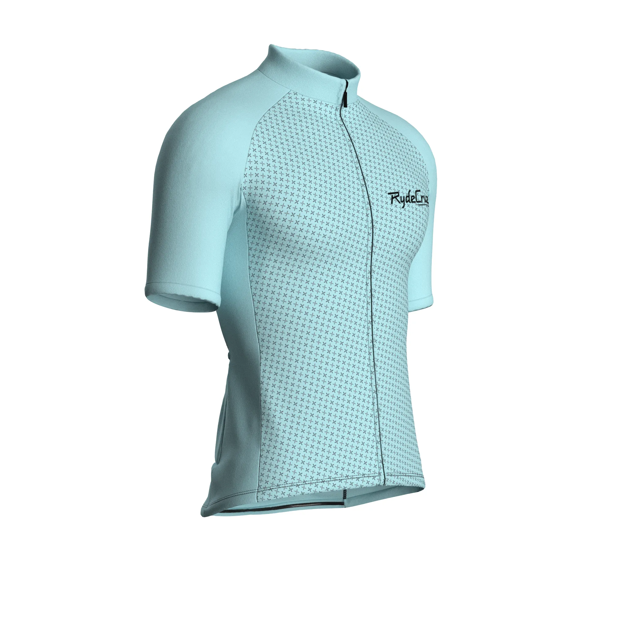 Stellar Grid | Powder Blue Male Short Sleeves Jersey