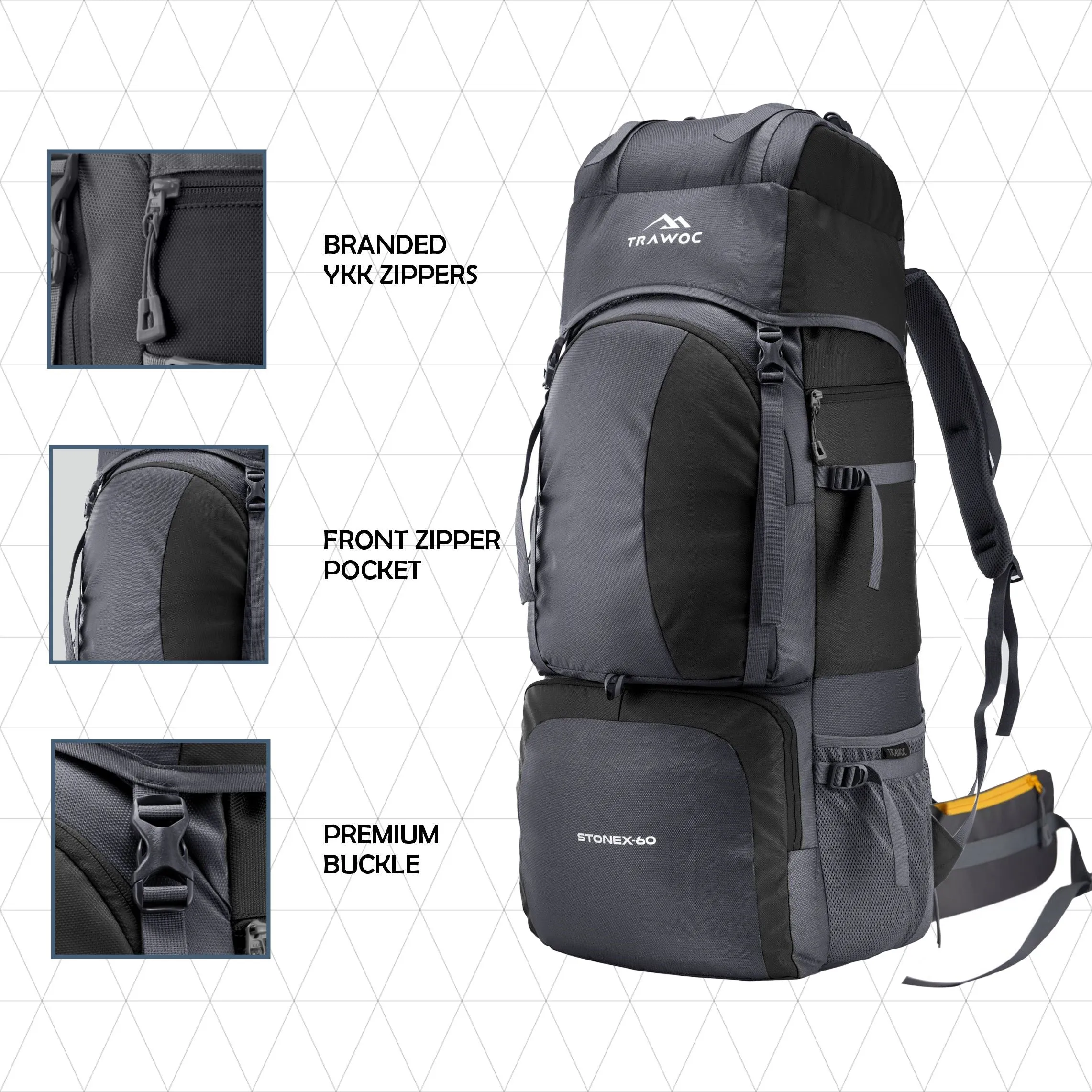 STONEX-60 Rucksack - Black