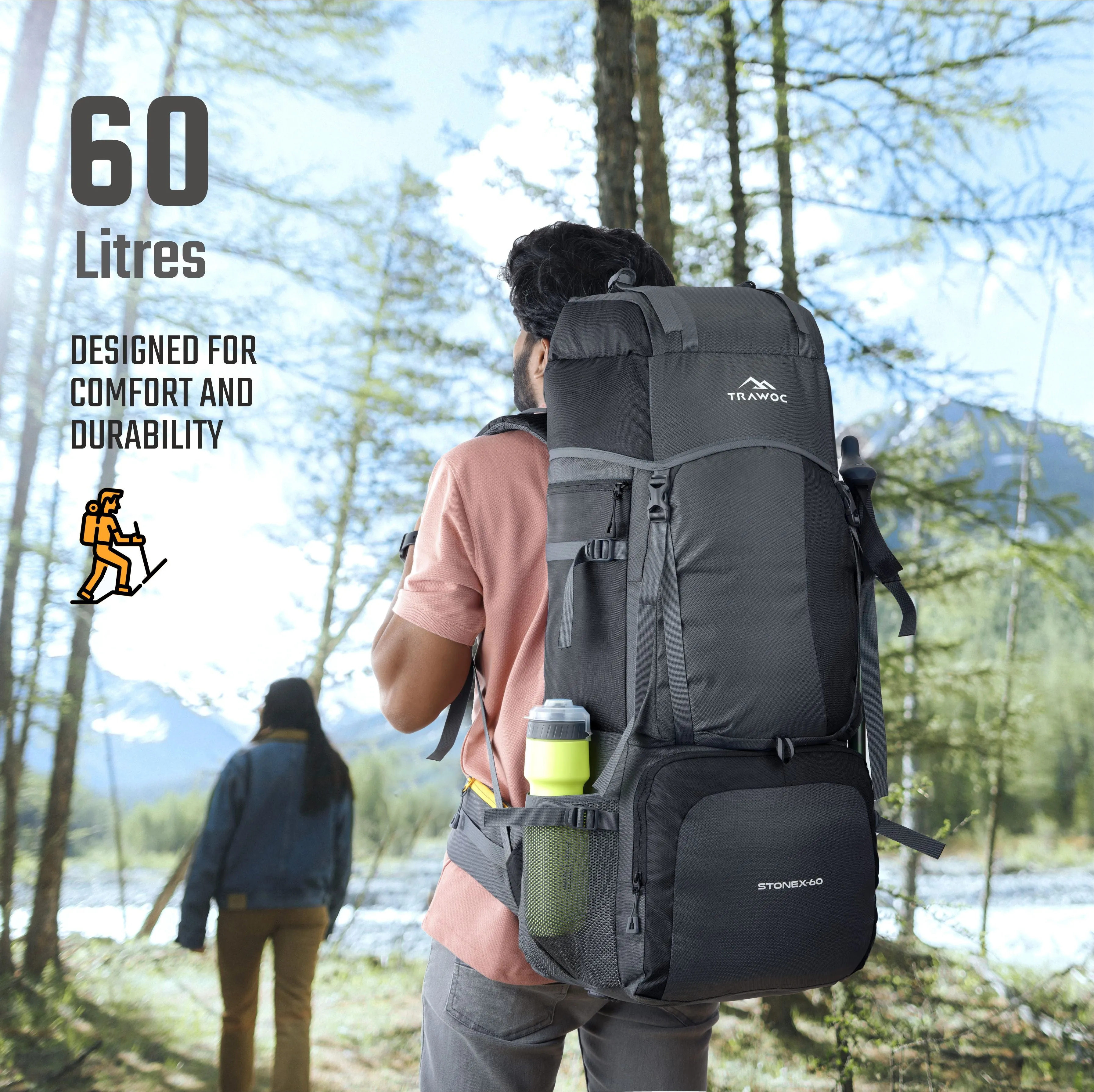 STONEX-60 Rucksack - Black