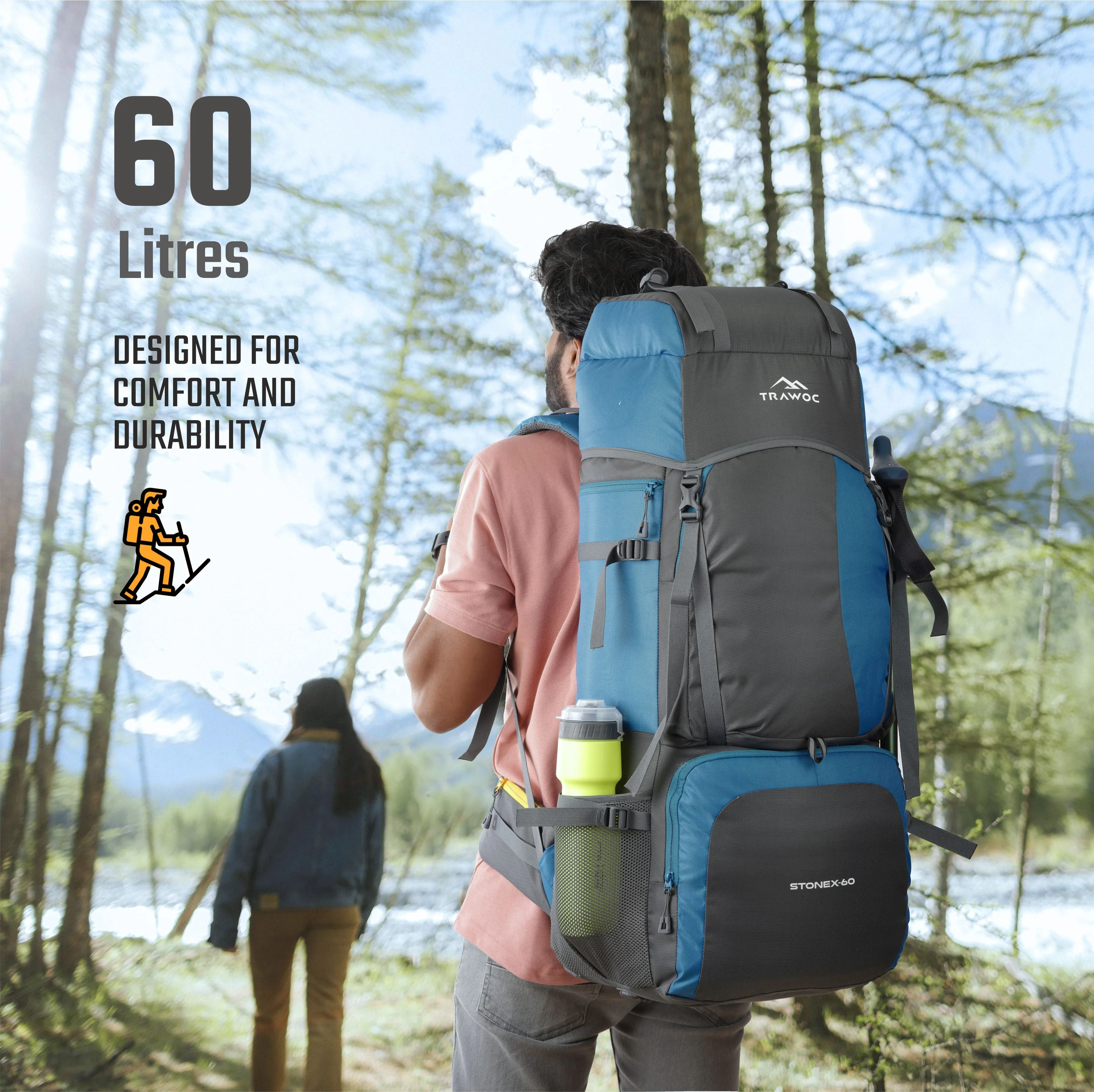 STONEX-60 Rucksack - Blue