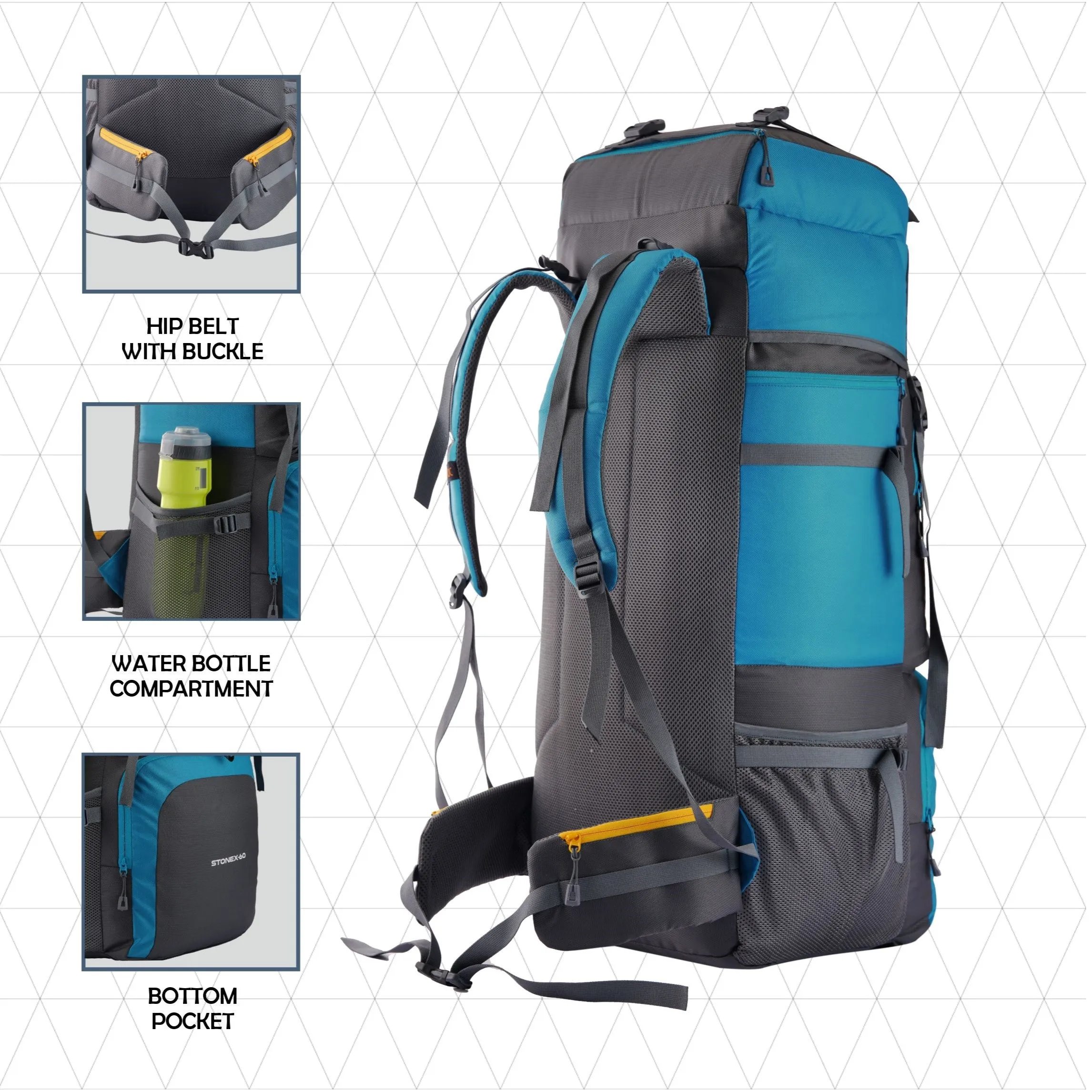 STONEX-60 Rucksack - Skyblue