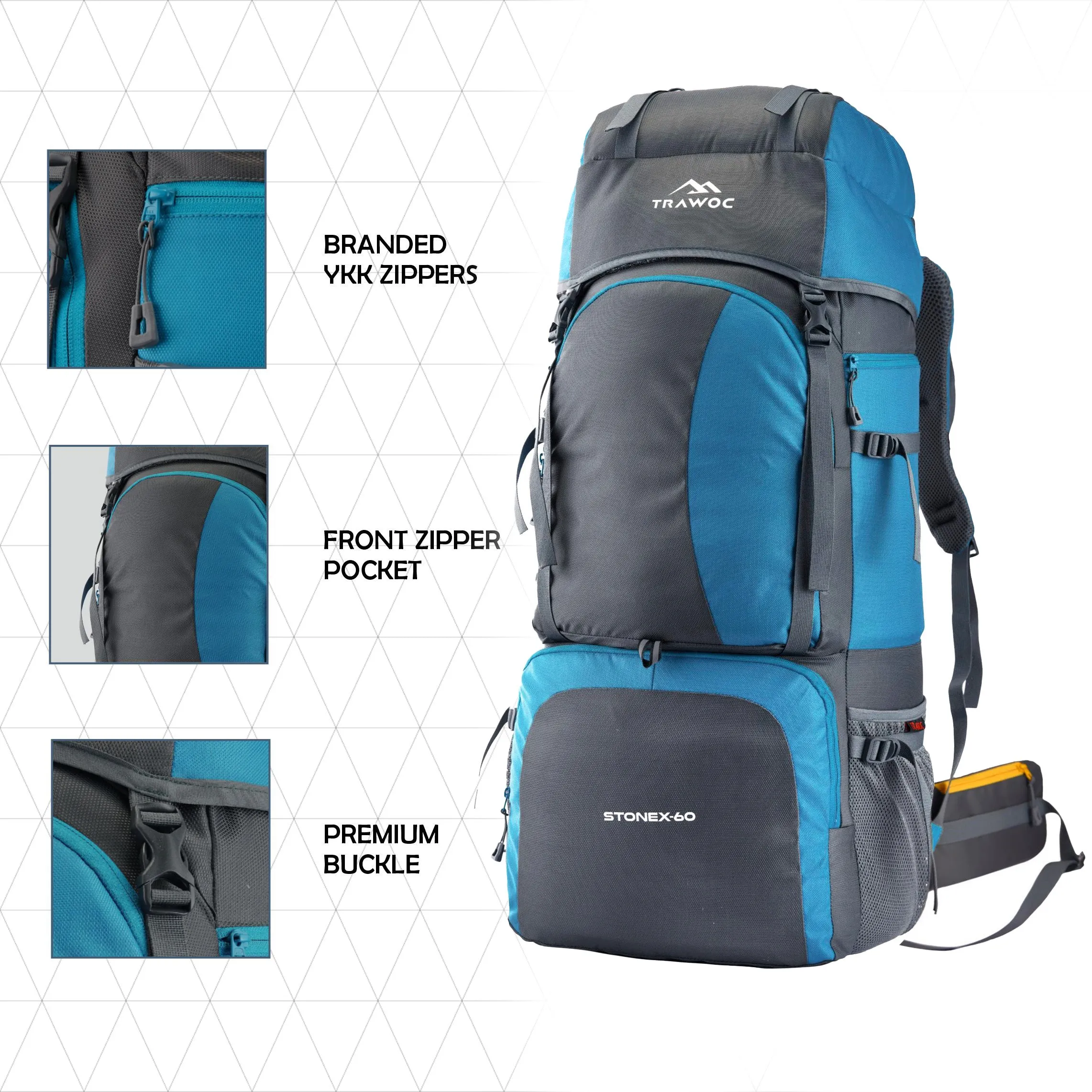 STONEX-60 Rucksack - Skyblue