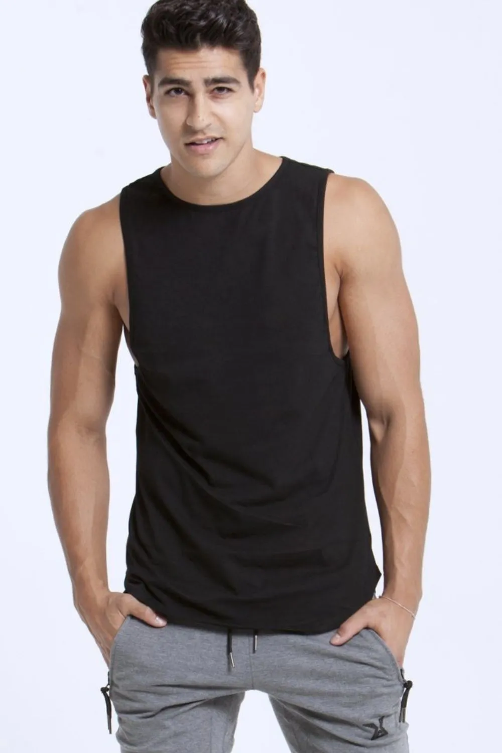 Straight Cut Tshirt Black