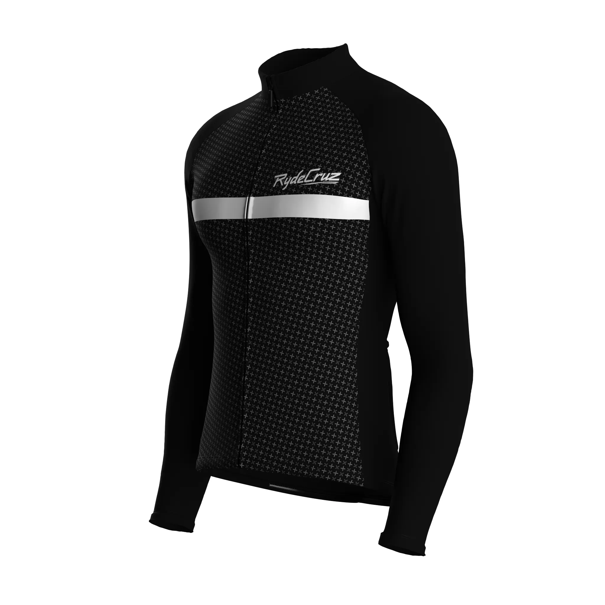 Stripe Dynamics | Black Male Long Sleeves Jersey