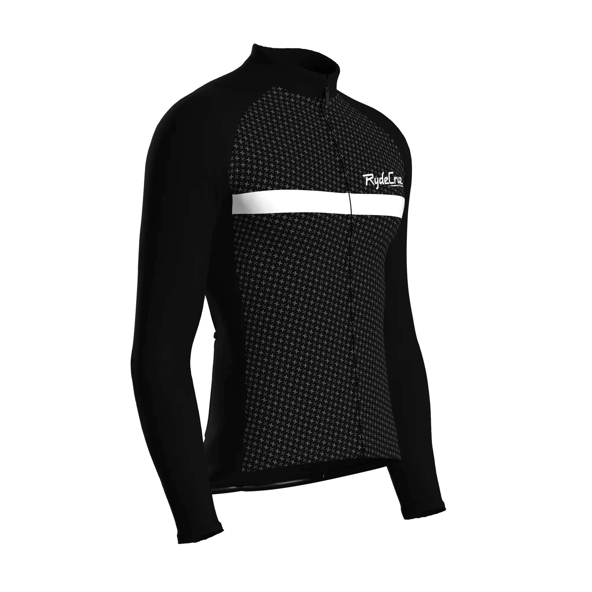Stripe Dynamics | Black Male Long Sleeves Jersey