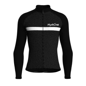 Stripe Dynamics | Black Male Long Sleeves Jersey
