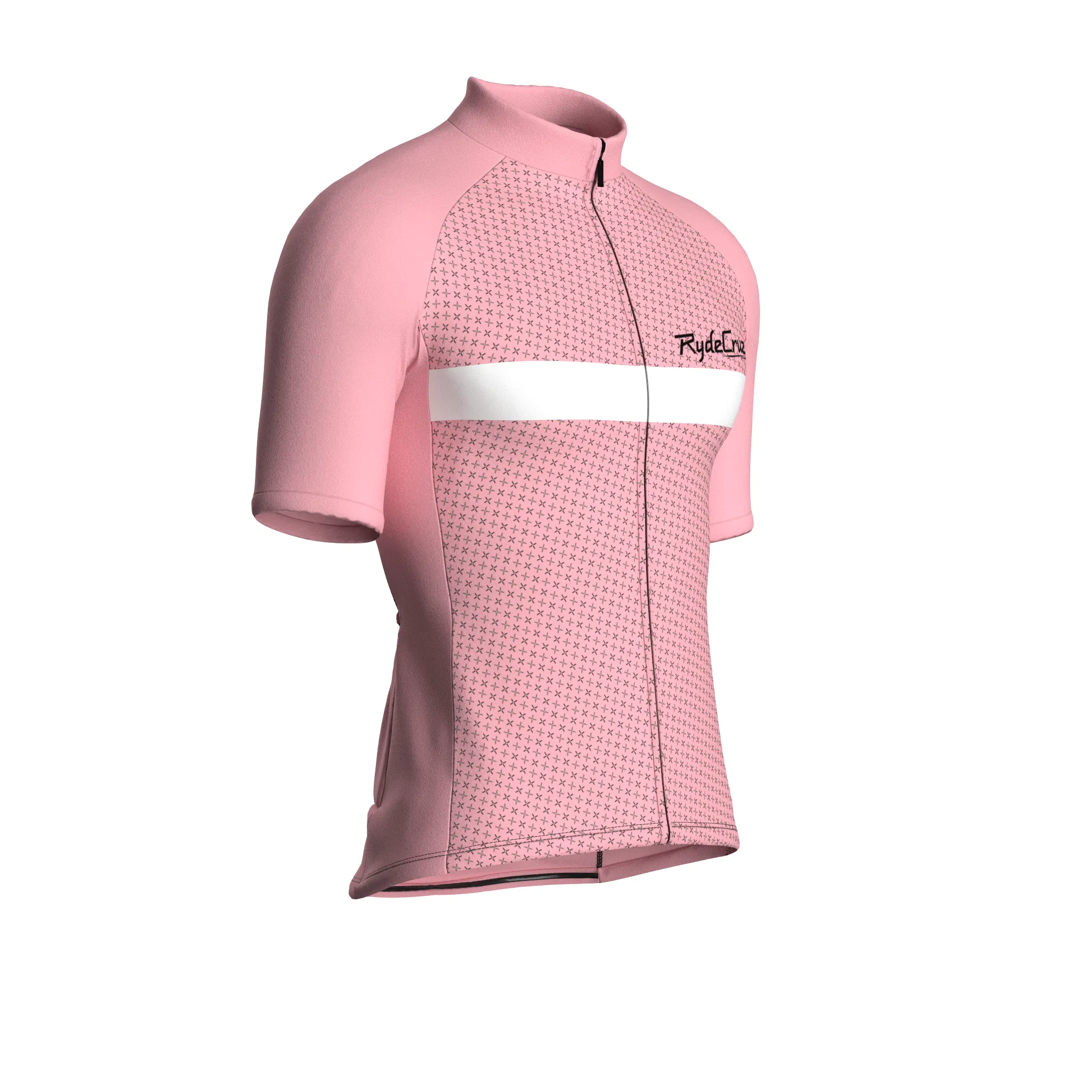 Stripe Dynamics | Blush Pink Male Short Sleeves Jersey