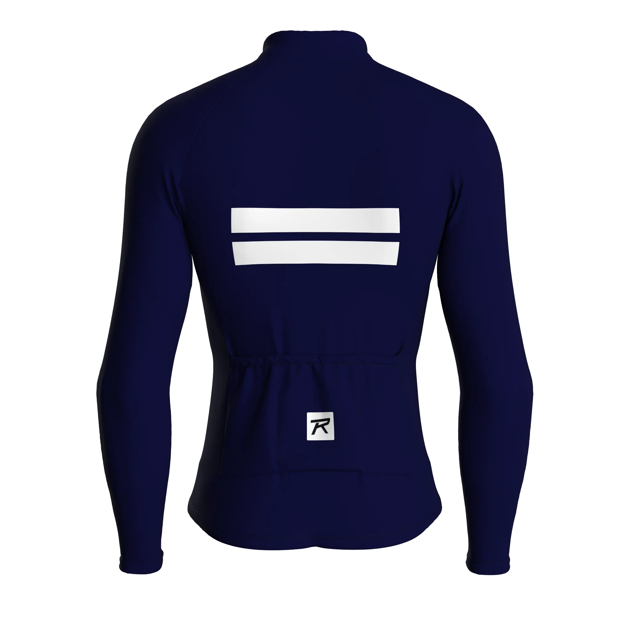 Stripe Dynamics | Dark Blue Male Long Sleeves Jersey