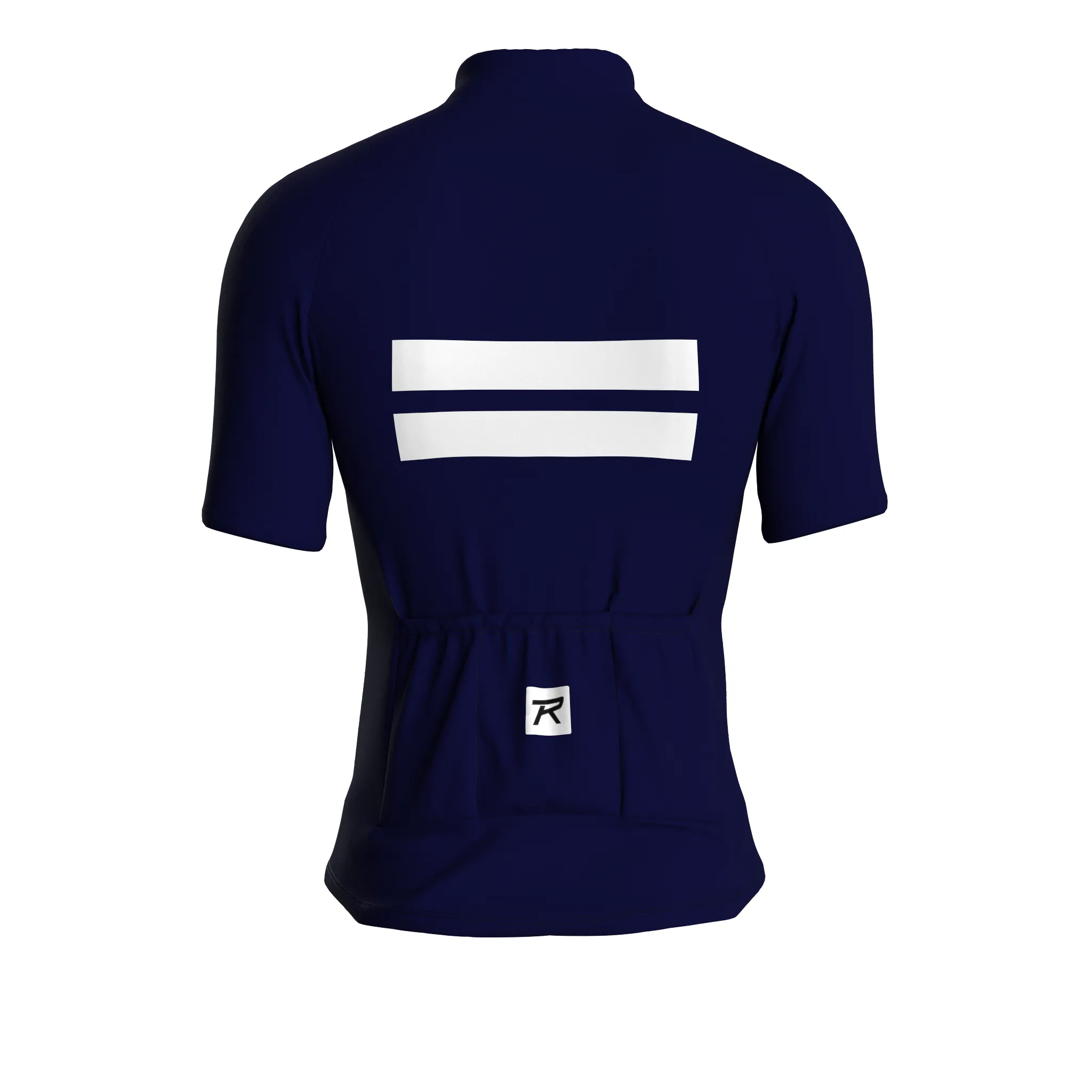 Stripe Dynamics | Dark Blue Male Short Sleeves Jersey