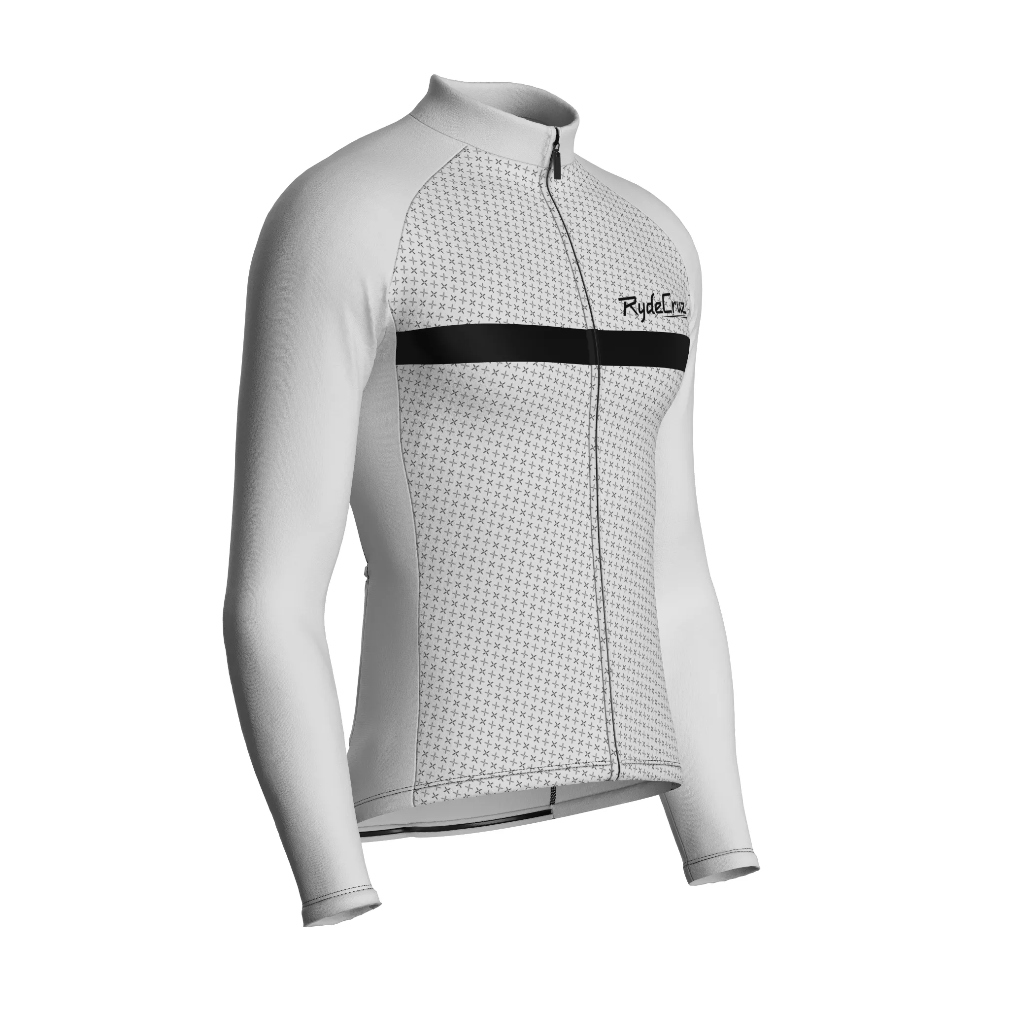 Stripe Dynamics | Light Gray Male Long Sleeves Jersey