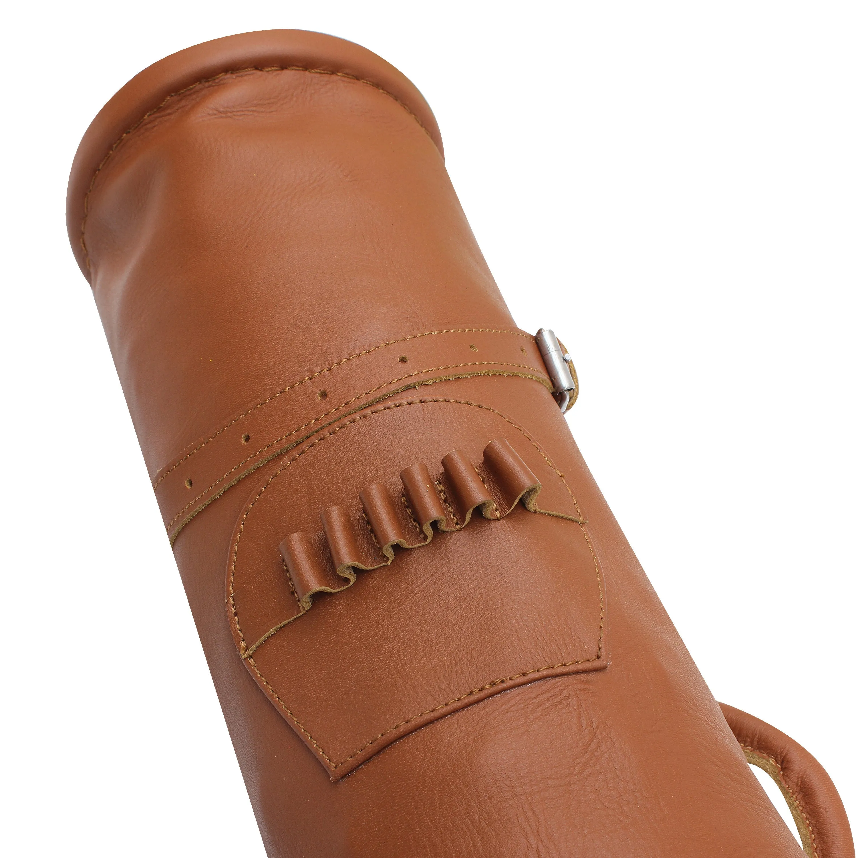 Sunday Golf Bag Leather With Tee Holder and Multiple Pockets