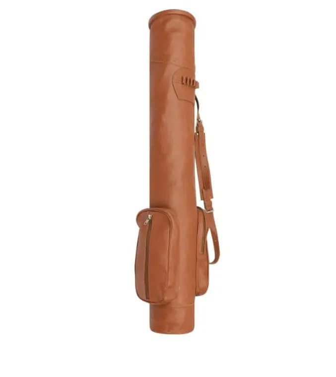 Sunday Golf Bag Leather With Tee Holder and Multiple Pockets
