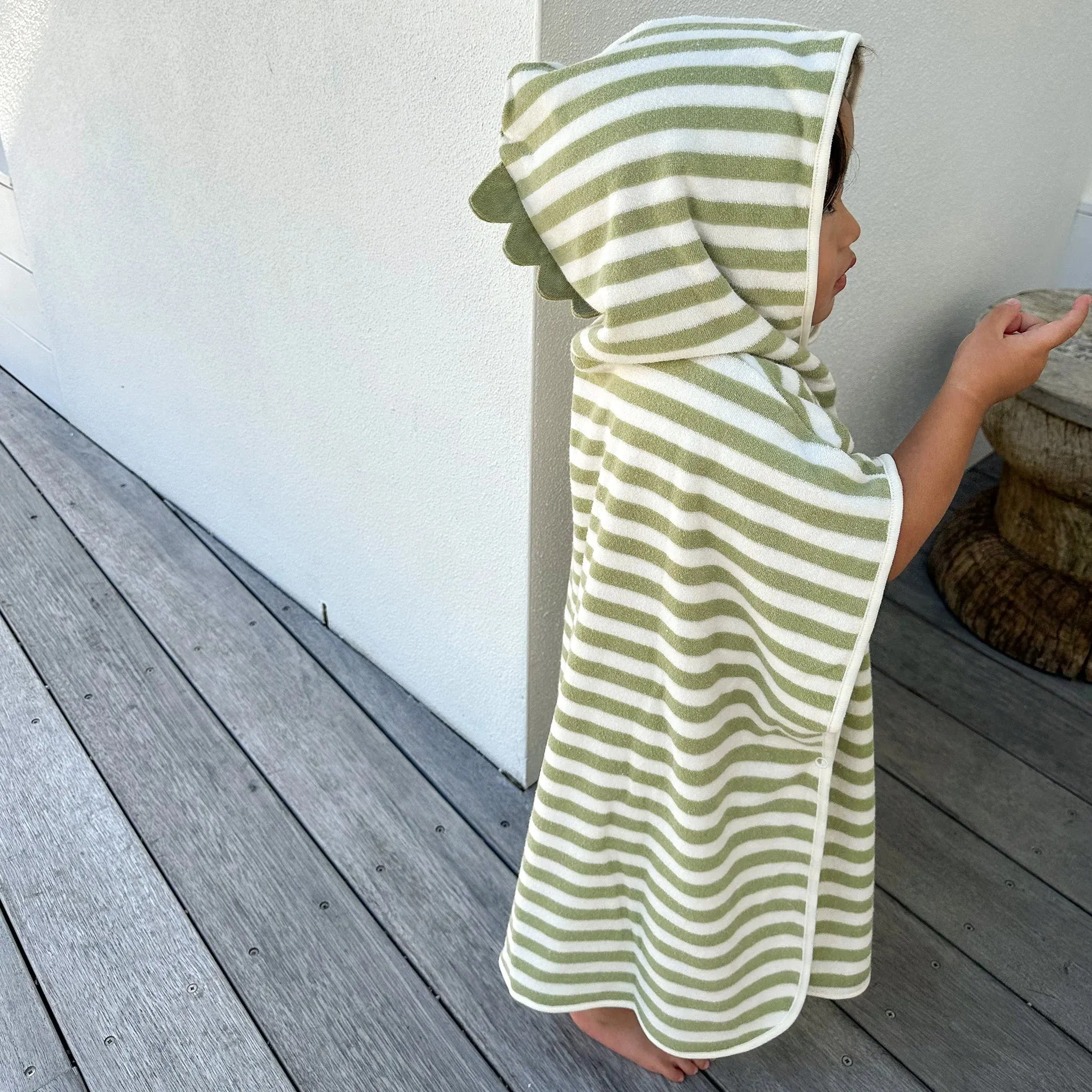 SUNNYLife Kids Hooded Towel | Into the Wild Khaki