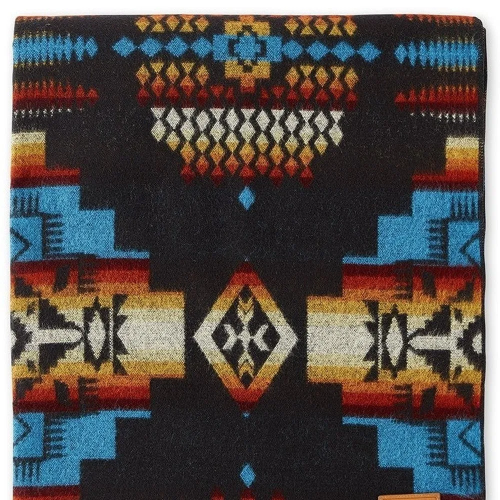 Sunset Tribal Print Throw Blanket
