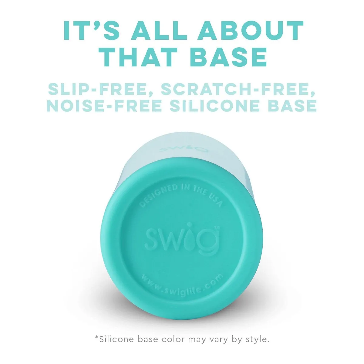 Swig Skinny Can Cooler - Aqua